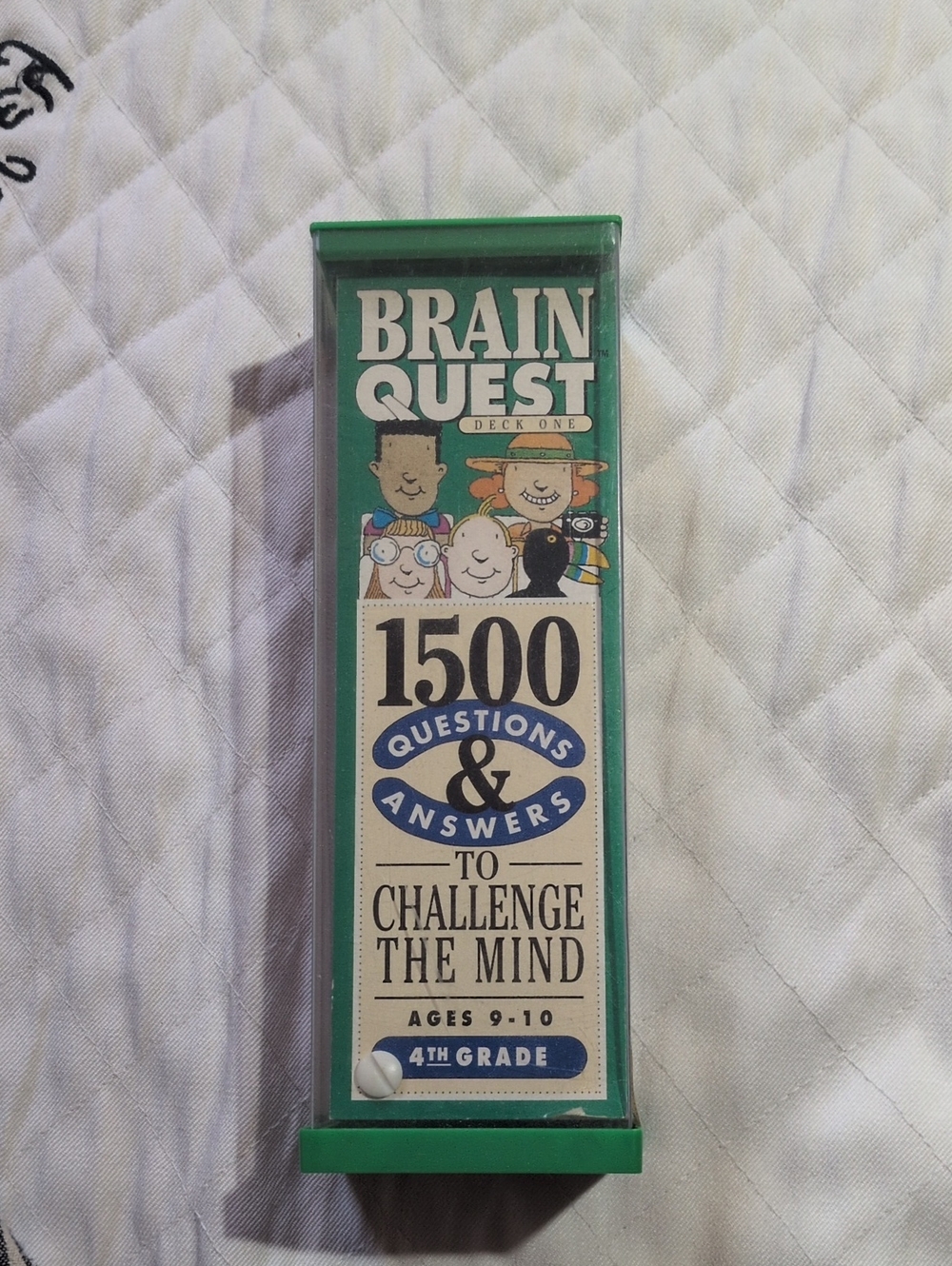 Vintage 1992 Brain Quest 4th Grade Deck Two 1500 Questions Workman Collectible